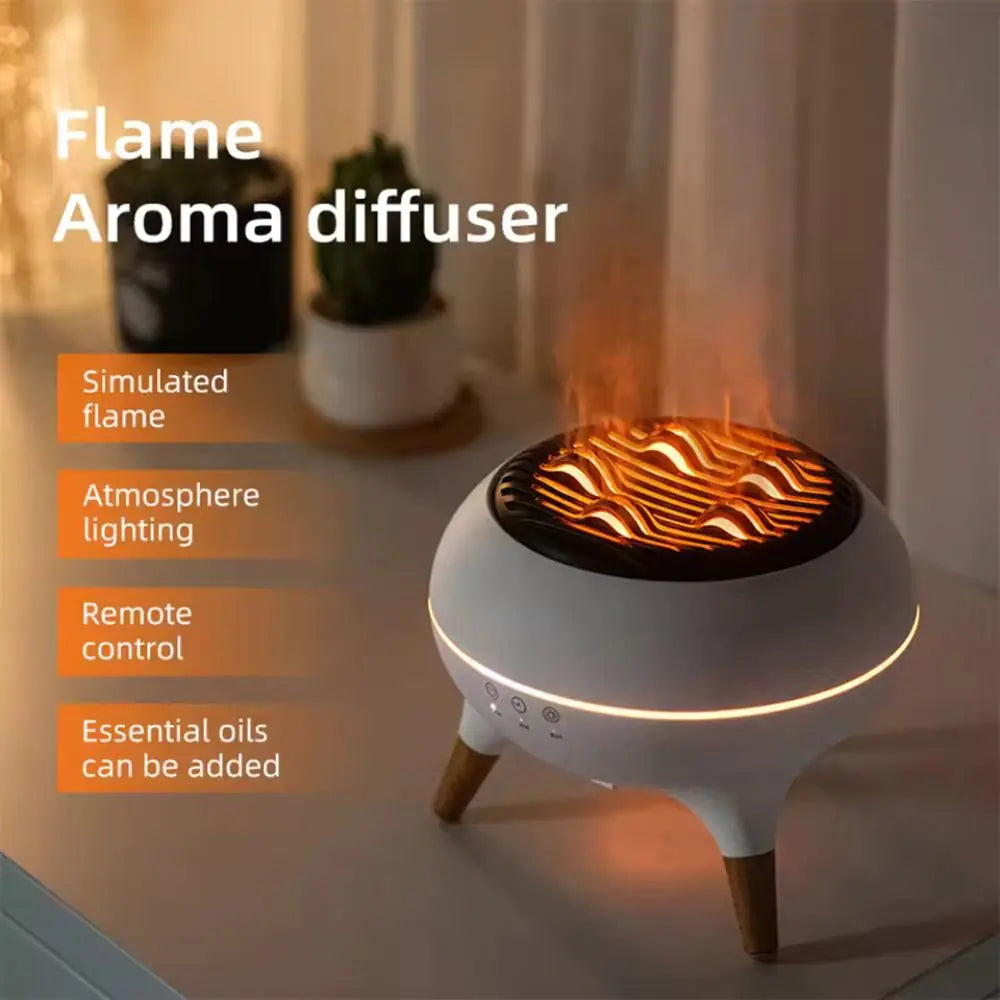 Flame Effect LED Aromatherapy Diffuser