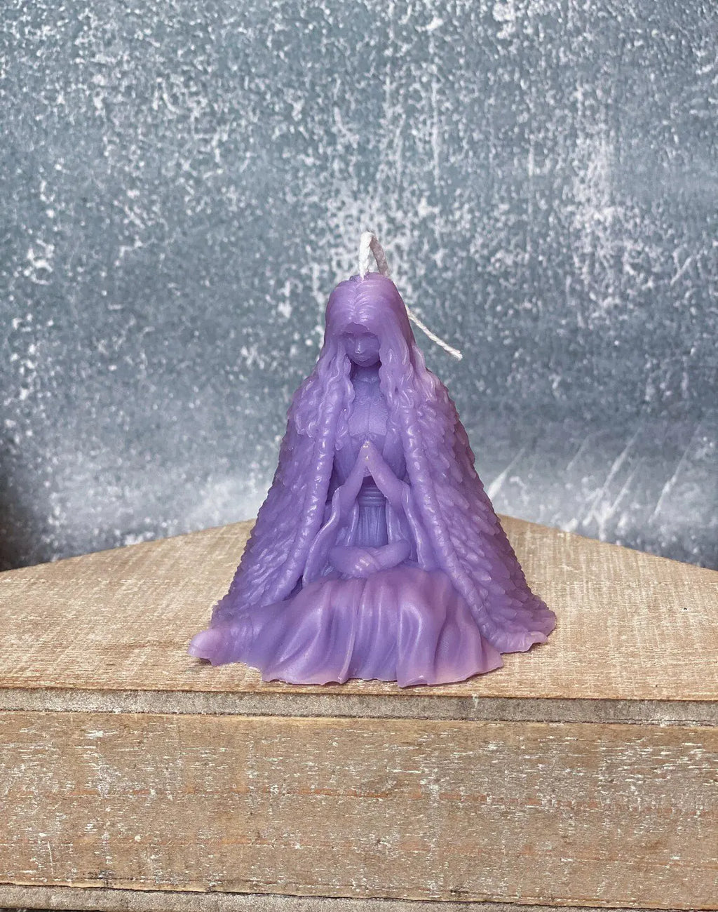 Colorful Praying Figure Candles