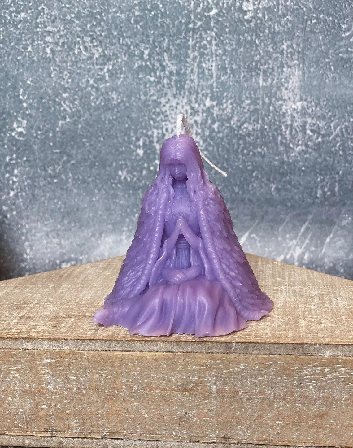 Colorful Praying Figure Candles
