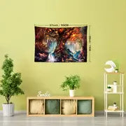 Wishing Tree Tapestry Blanket for Home Decor