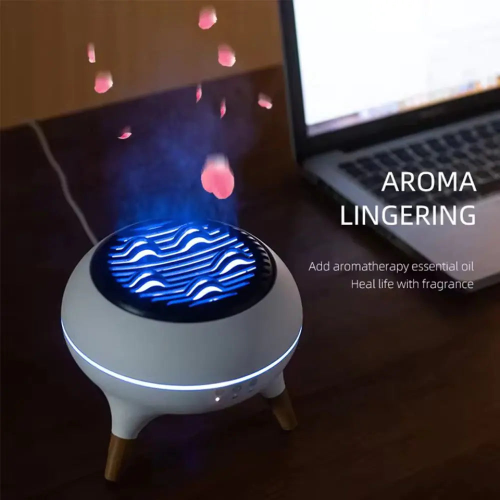 Flame Effect LED Aromatherapy Diffuser