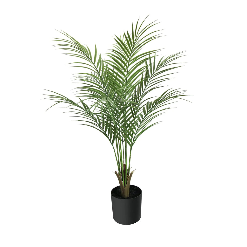 Artificial Palm Plant 3FT Fake Palm Tree with 9 Trunks Perfect 36inch Faux Tropical Palm Plants in Pot for Indoor Outdoor House Home Office Garden Modern Decor Housewarming Gift (1Pack)