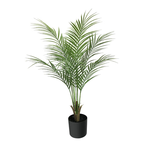 Artificial Palm Plant 3FT Fake Palm Tree with 9 Trunks Perfect 36inch Faux Tropical Palm Plants in Pot for Indoor Outdoor House Home Office Garden Modern Decor Housewarming Gift (1Pack)