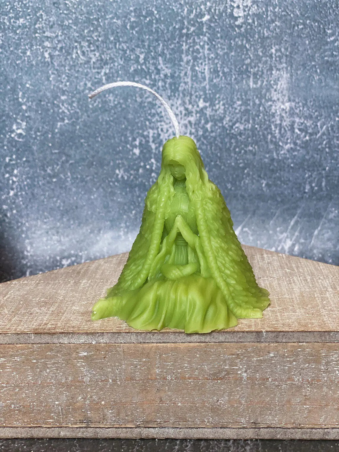 Colorful Praying Figure Candles