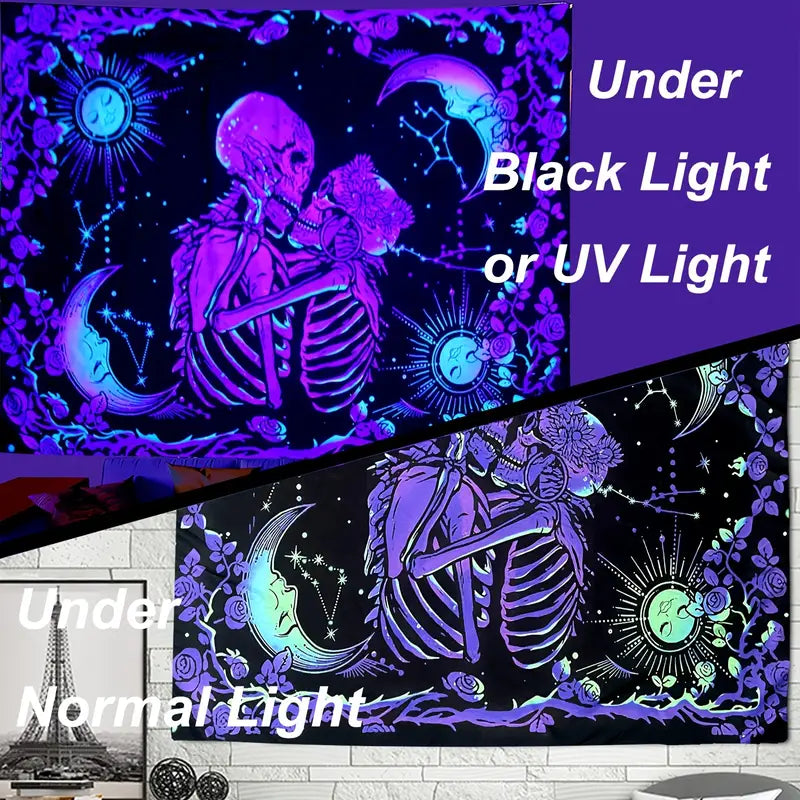 Fluorescent Tapestry for Home Decor and Rooms